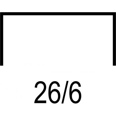 Rapid - Boîte de 5 000 agrafes 26/6 - 24861800