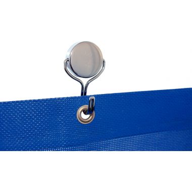 Blister de 1 aimant en néodyme avec crochet diamètre 38.5mm