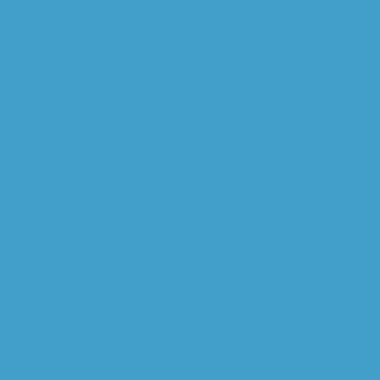 Classeur 4 anneaux en polypropylène opaque, format A4, dos 2,5 cm, bleu clair