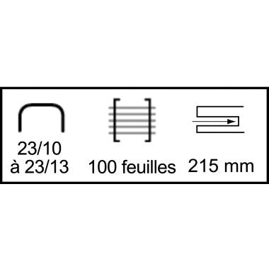 Agrafeuse spéciale reliure 100 feuilles