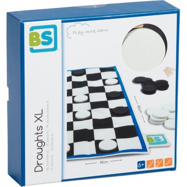 Jeu de dames XXL en tissu