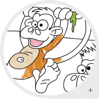 Coloriage géant le zoo