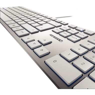 Clavier filaire Cherry KC6000 slim couleur silver