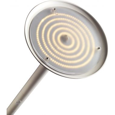 Lampadaire Pryska bois et blanc