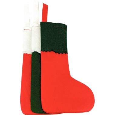Lot de 10 chaussettes de Noël en feutrine