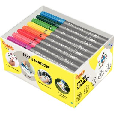 Classpack de 48 feutres textile assortis
