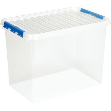 Boite de rangement QLINE 72L transparente