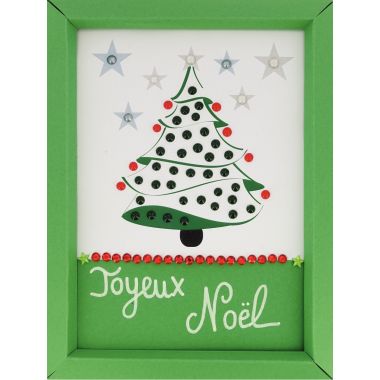 Kit de 25 cadres colorés en carton à monter