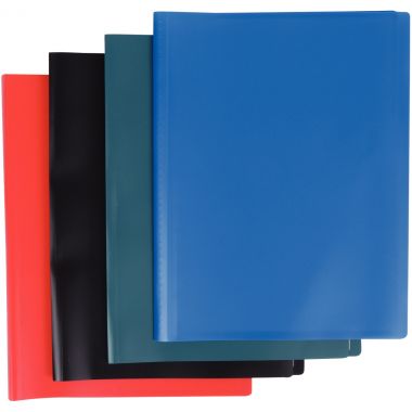 Carton de 30 protège-documents en polypropylène 100 vues, coloris assortis