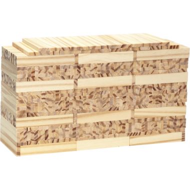 Baril de 500 planchettes en bois brut