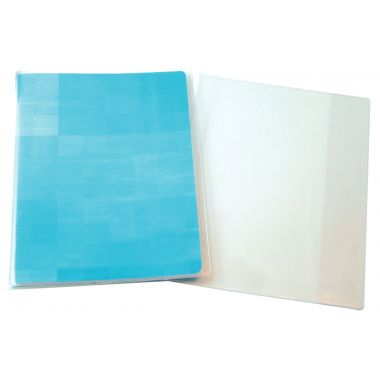 Paquet de 10 protèges-cahier épaisseur 15/100ème 17x22cm PVC cristal incolore