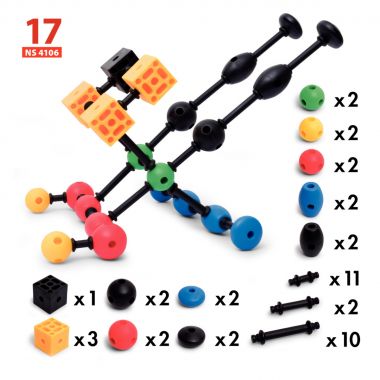 Boite de 24 fiches d'activités pour le jeu de construction 3D Connect 12381