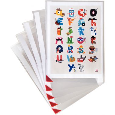 Sachet de 2 pochettes KANG en PVC repositionnables format A3