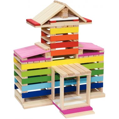 Baril de 250 planchettes en bois assorties