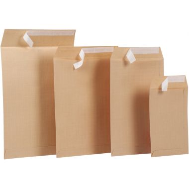 La Couronne - Paquet de 50 pochettes kraft armé 162x229mm 130g bande siliconée - 501763