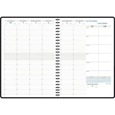 Agenda semainier Forever 21x29,7cm gris