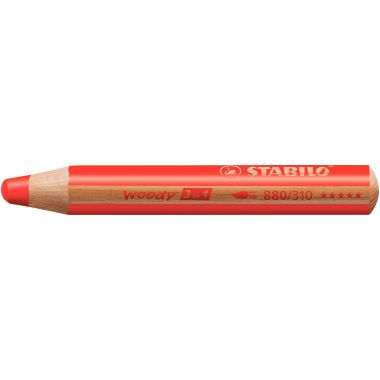 Stabilo - Crayon de couleur Woody vermillon - 880/310