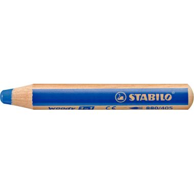 Stabilo - Crayon de couleur Woody bleu foncé - F880/405
