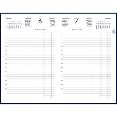 Agenda carre 1 jour euro/centimesassorti