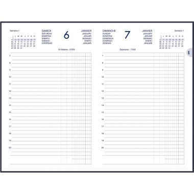 Agenda carre 1 jour euro/centimesassorti