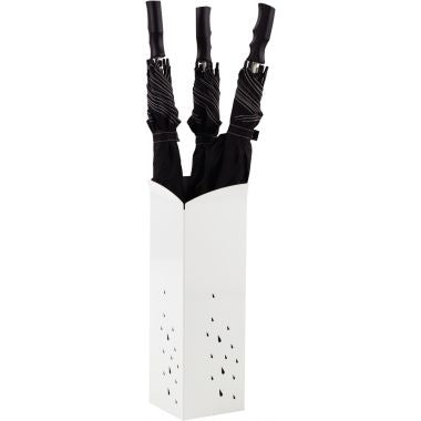 Porte parapluie métal blanc
