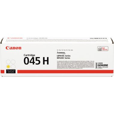 Canon 045H cartouche laser jaune haute capacité authentique