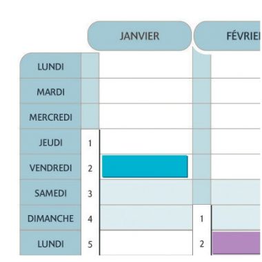 Planning annuel