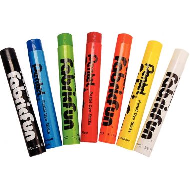 Boîte de 15 pastels pour tissus assorties