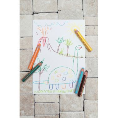 Crayon de couleur Woody argent