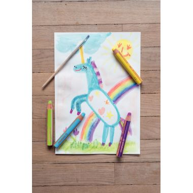 Crayon de couleur Woody argent