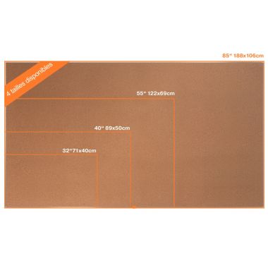Tableau liège Impression Pro 55"