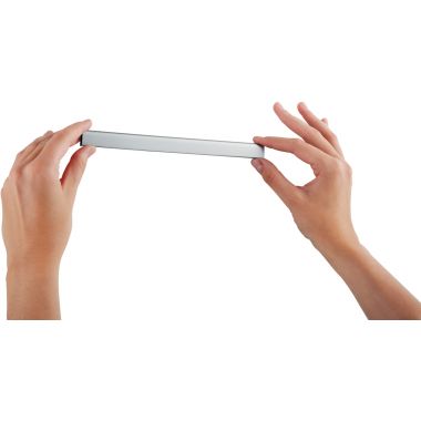 Sachet de 5 pinces d'affichage adhésif Durafix Rail 210mm