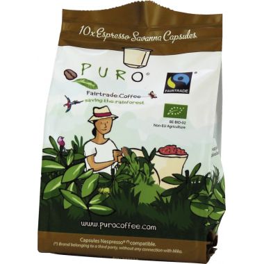 Sachet de 10 capsules café PURO médium