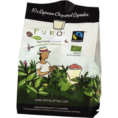 Sachet de 10 capsules café PURO fort