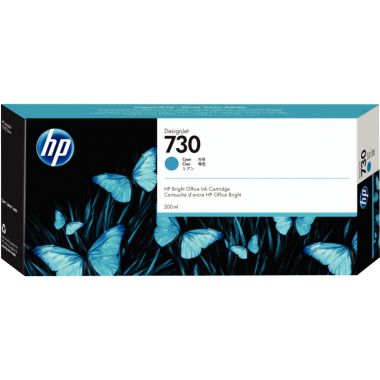 HP 730 cartouche d'encre cyan grande capacité authentique (P2V68A)