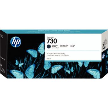 HP 730 cartouche d'encre noire mat grande capacité authentique (P2V71A)