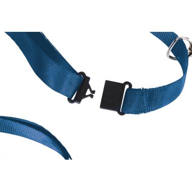 Boîte de 10 lacets textile ajustables bleu
