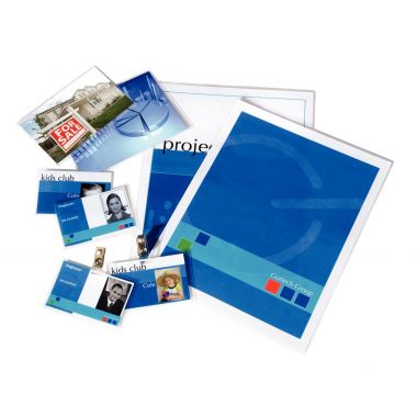 Fellowes - Boîte de 100 pochettes de plastification A5 80 microns - 5306002
