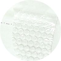 Paquet de 10 pochettes blanches bulles d'air en polyéthylène 150x210mm
