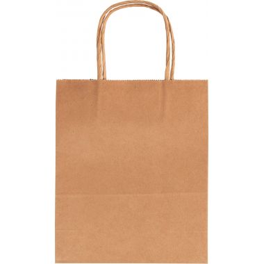 Lot de 20 sacs en kraft brun, 18x21x8 cm
