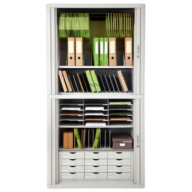 Trieur pour armoire 10 cases gris