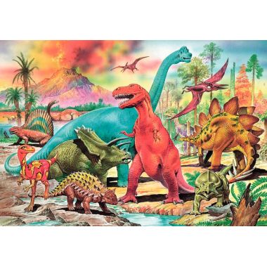 Educa - Puzzle 100 pièces, les dinosaures - ED-13179