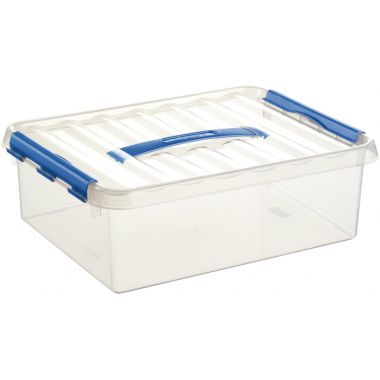 Boite de rangement QLINE 10L transparente