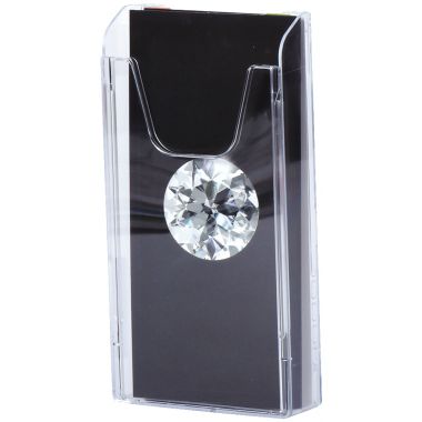 Porte-brochures vertical dos plat 1 compartiment 1/3 de 210x297mm