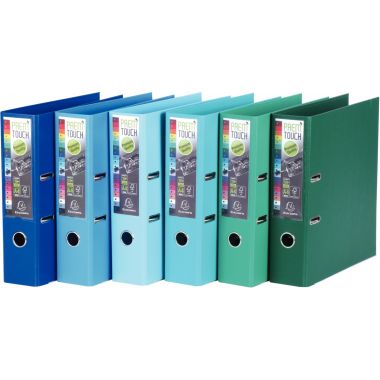 Classeur à levier Exacompta PREM'TOUCH format A4+, dos 5 cm, bleu clair - 53102E