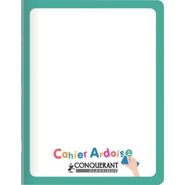Cahier ardoise 48 pages CONQUERANT, 17x22 cm, seyès
