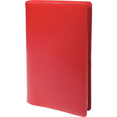 Agenda semainier Luna 10x15cm rouge