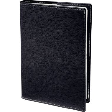 Agenda semainier Club 10x15cm noir