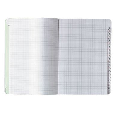 Répertoire brochure 192 pages, format A5, quadrillé 5x5, papier 90g