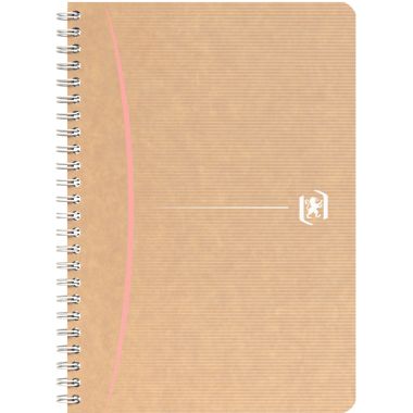 Cahier à reliure intégrale 100 pages TOUAREG format A5, quadrillé 5x5, couverture carte coloris assortis